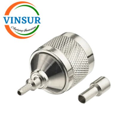11111014 -- RF CONNECTOR - 50OHMS , N MALE , STRAIGHT , CRIMP TYPE , RG316, RG174, RG188, LMR100 CABLE
