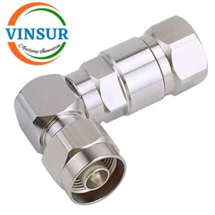 11112029 -- RF CONNECTOR - 50OHMS , N MALE , RIGHT ANGLE , CLAMP TYPE , 1/2 INCH FLEXIBLE FEEDER CABLE