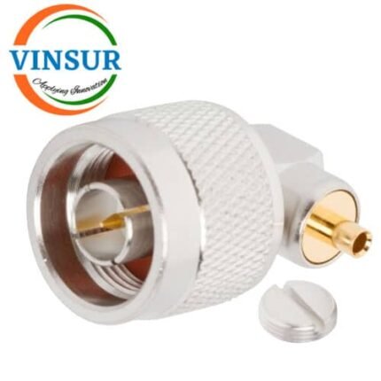 1111203C -- RF CONNECTOR - 50OHMS , N MALE , RIGHT ANGLE , SOLDER TYPE , RG405 (0.086 INCH)  CABLE