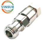 11121029 -- RF CONNECTOR - 50OHMS , N FEMALE , STRAIGHT , CLAMP TYPE , 1/2 INCH FLEXIBLE FEEDER CABLE