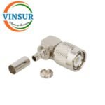 11212015 -- RF CONNECTOR - 50 OHMS , TNC MALE , RIGHT ANGLE ,CRIMP TYPE , RG58, RG142, LMR195 CABLE