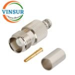 11221016 -- RF CONNECTOR - 50 OHMS , TNC  FEMALE , STRAIGHT ,  CRIMP TYPE , LMR-240 CABLE