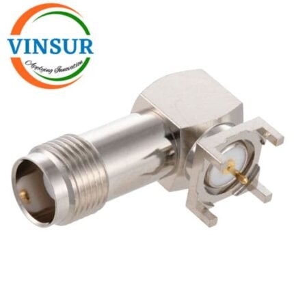 11222040 -- RF CONNECTOR - 50 OHMS , TNC FEMALE , RIGHT ANGLE , PCB-THROUGH HOLE, ROUND POST