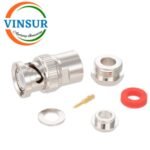 11311925-44 -- RF CONNECTOR - 50OHMS , BNC MALE , STRAIGHT, CLAMP TYPE , MILGRADE CONNECTOR RG58, RG142, LMR195 CABLE
