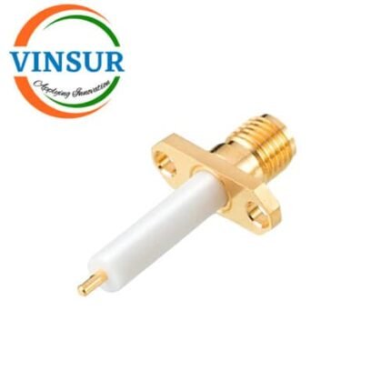 115213Q0 -- RF CONNECTOR - 50 OHMS , SMA FEMALE , STRAIGHT , 2 HOLE FLANGE , 11.7MM EXTENDED TEFLON