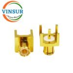 11711040 -- RF CONNECTOR - 50 OHMS , MCX MALE , STRAIGHT , PCB-THROUGH HOLE