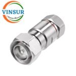 11E1102J -- RF CONNECTOR - 50OHMS , 4.3-10 MALE , STRAIGHT , CLAMP TYPE , 1/2 INCH SUPER FLEXIBLE CABLE