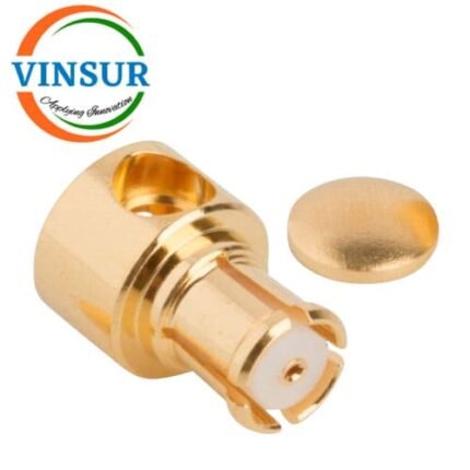 11L1203C -- RF CONNECTOR - 50 OHMS , SMP MALE , RIGHT ANGLE , SOLDER TYPE , RG405(0.86) CABLE