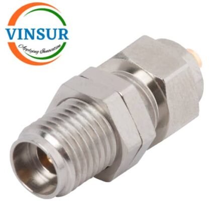 11U2123D-- RF CONNECTOR 50Ω , 2.92MM  FEMALE , STRAIGHT , BULKHEAD REAR MOUNT , SOLDER TYPE , 0.141 CABLE