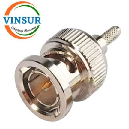 12311014 -- RF CONNECTOR - 75OHMS ,  BNC MALE , STRAIGHT , CRIMP TYPE , RG316, RG174, RG188, LMR100 CABLE