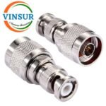 41110311-- RF ADAPTER - 50 OHMS, N-TYPE MALE TO BNC MALE STRAIGHT ADAPTER