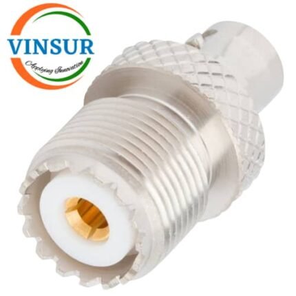 41320C21 -- RF ADAPTER - 50 OHMS, BNC FEMALE TO UHF FEMALE STRAIGHT ADAPTER
