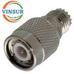 41J10J21 -- RF ADAPTER - 50 OHMS, TNC MALE TO  MINI UHF FEMALE STRAIGHT ADAPTER
