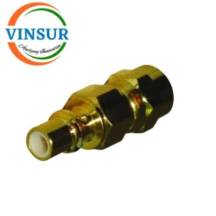 41O10O21 -- RF ADAPTER - 50 OHMS, SMC MALE TO SMC FEMALE STRAIGHT ADAPTER