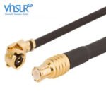 AMC Right Angle Male to MCX Straight Male 1.13 mm Cable Assemblies