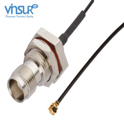 AMC Right Angle Male to TNC Straight Bulkhead Female 1.13 mm Cable Assembly