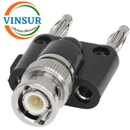 VSW-BNC-F-BP-- RF ADAPTER - 50OHMS , BNC FEMALE TO BANANA MALE