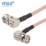 BNC Right Angle Male to BNC Right Angle Male RG-142 Cable Assemblies