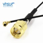 UFL 1.13+SMA STRAIGHT PLUG VSW-61422FD30F2F-1A2