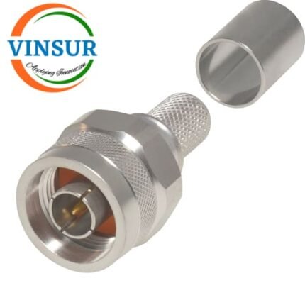 VSW-11111917 -- RF CONNECTOR - 50OHMS , N MALE , STRAIGHT , CRIMP TYPE , LMR400 CABLE
