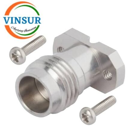 VSW-11T21340 -- RF CONNECTOR - 50OHMS , 2.4MM FEMALE , STRAIGHT, 2-HOLE FLANGE SCREW TYPE CONNECTOR