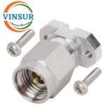 VSW-11U11340-- RF CONNECTOR - 50OHMS , 2.92MM MALE , STRAIGHT, 2-HOLE FLANGE SCREW TYPE CONNECTOR