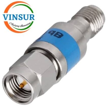 VSW-SMA-MF-10dB-PAT -- RF Anttenuator - SMA Male to SMA Female 10dB DC-6Ghz Pencil Attenuator